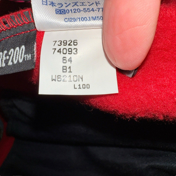 Lands End Sz XLTall Aircore200 Polartec Fleece Jacket Outdoor Cozy Cabincore‎ - Picture 10 of 11